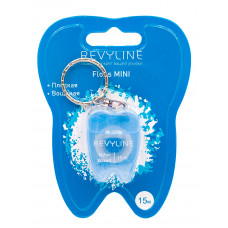 Зубная нить вощеная Revyline floss mini, 15 m, голубая