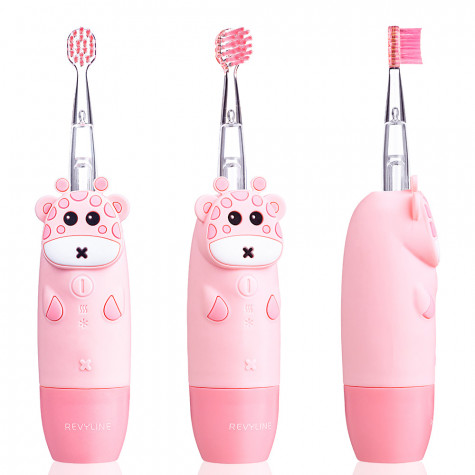 Электрическая звуковая зубная щётка Revyline RL 025 Baby, Pink