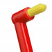 Зубная щетка Revyline SM1000 Single Long 9mm,  монопучковая, красная - желтая