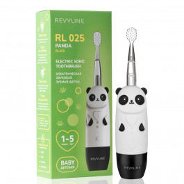 Электрическая звуковая зубная щетка Revyline RL 025 Panda, черная