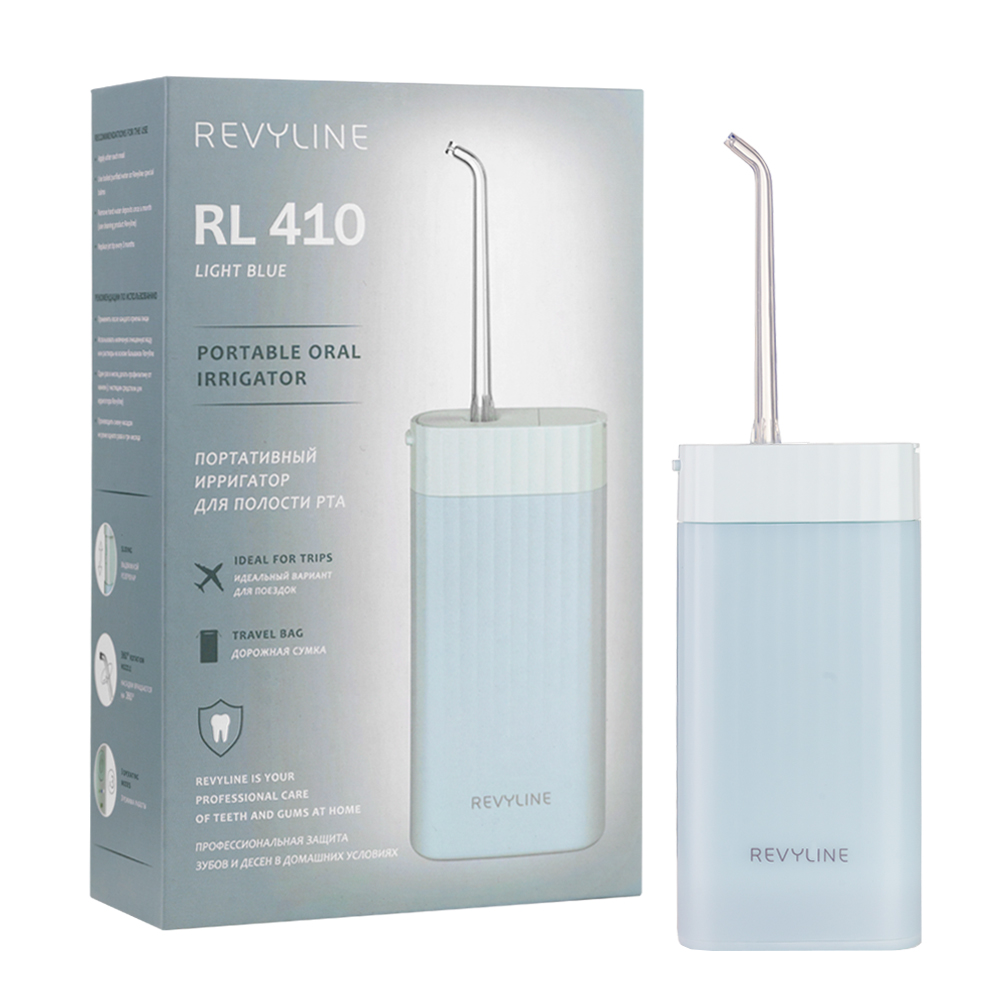 

Портативный Ирригатор Revyline RL 410 Light Blue