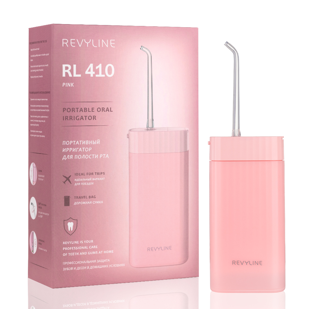 Портативный ирригатор Revyline RL 410 Pink 4490₽