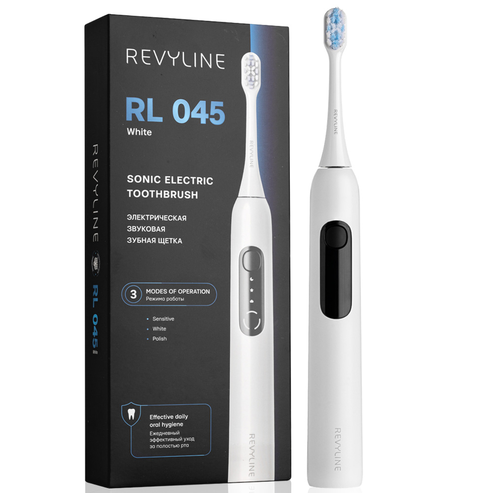 Электрическая звуковая зубная щётка Revyline RL 045 White 2990₽