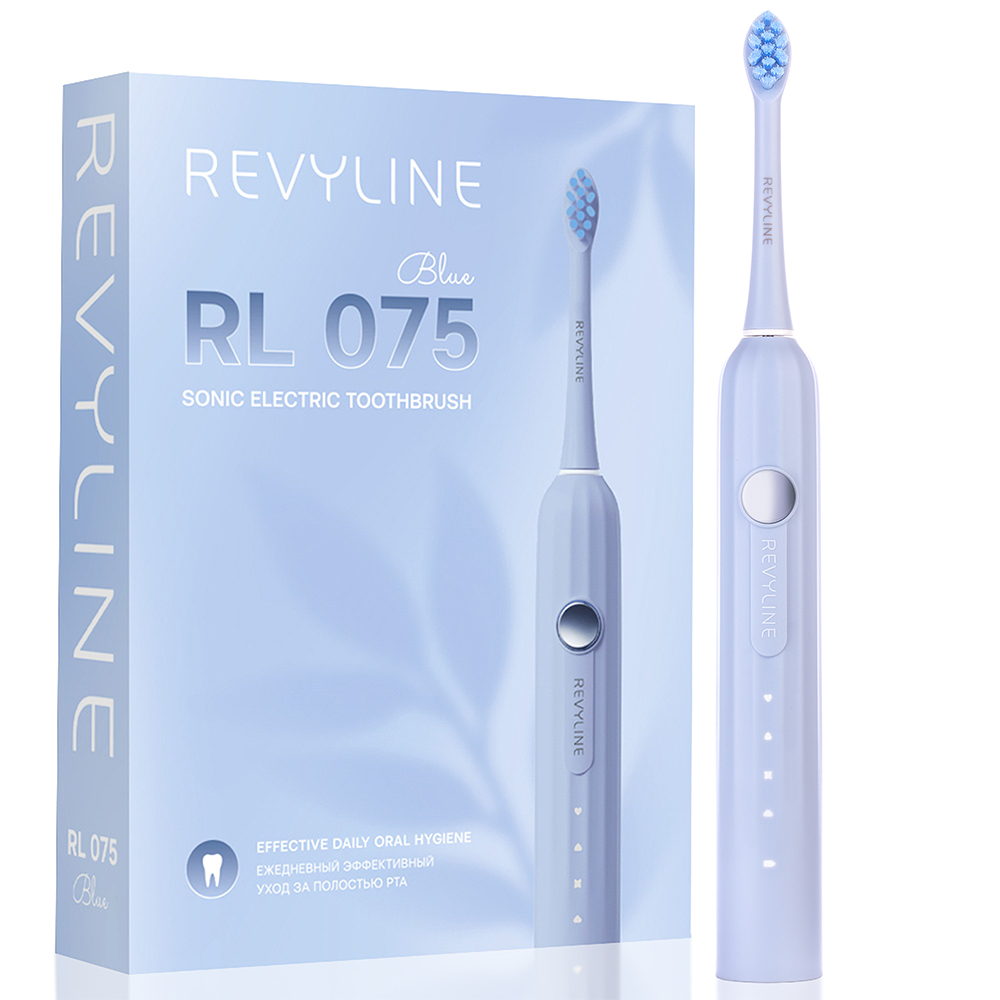 Электрическая звуковая зубная щётка Revyline RL 075 Blue 4990₽