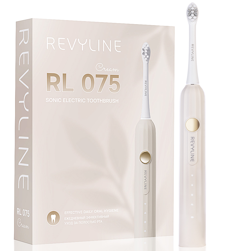 Электрическая звуковая зубная щётка Revyline RL 075 Cream 4990₽