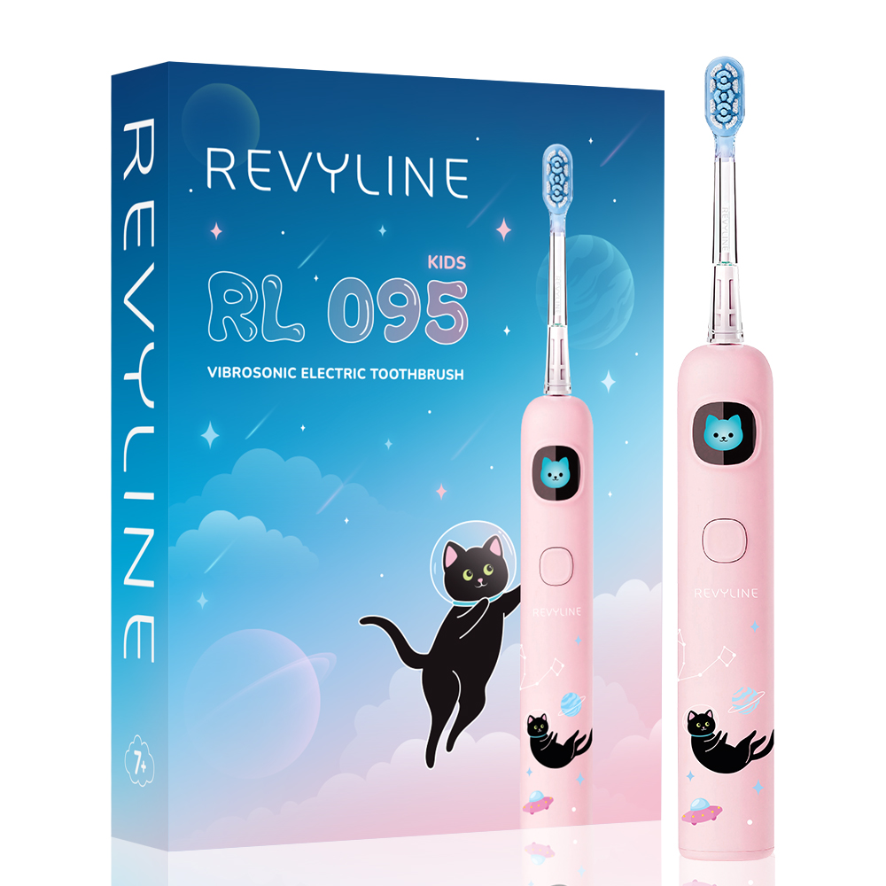 Электрическая звуковая зубная щетка Revyline RL 095 Kids Pink 4290₽