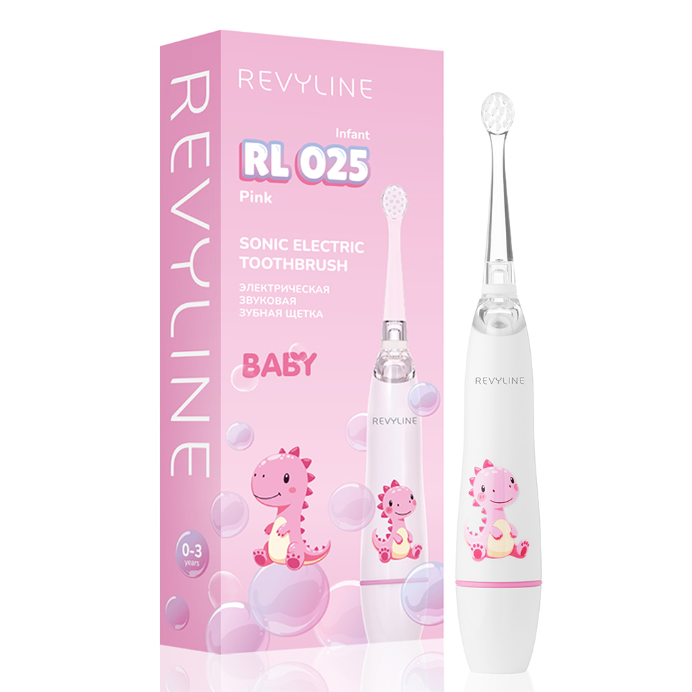 Электрическая звуковая зубная щётка Revyline RL 025 Infant Pink 1990₽