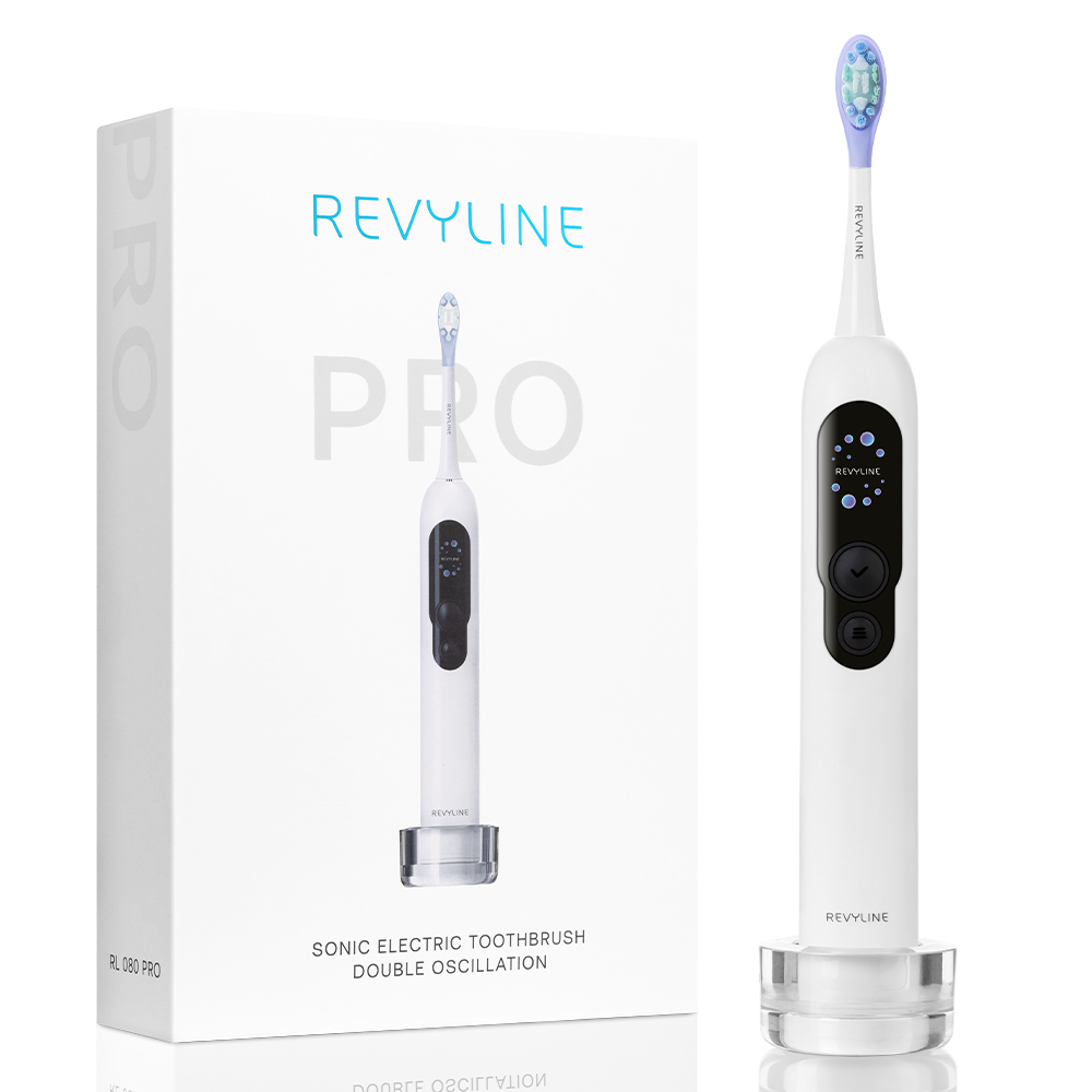 Электрическая звуковая зубная щётка Revyline RL 080 PRO White