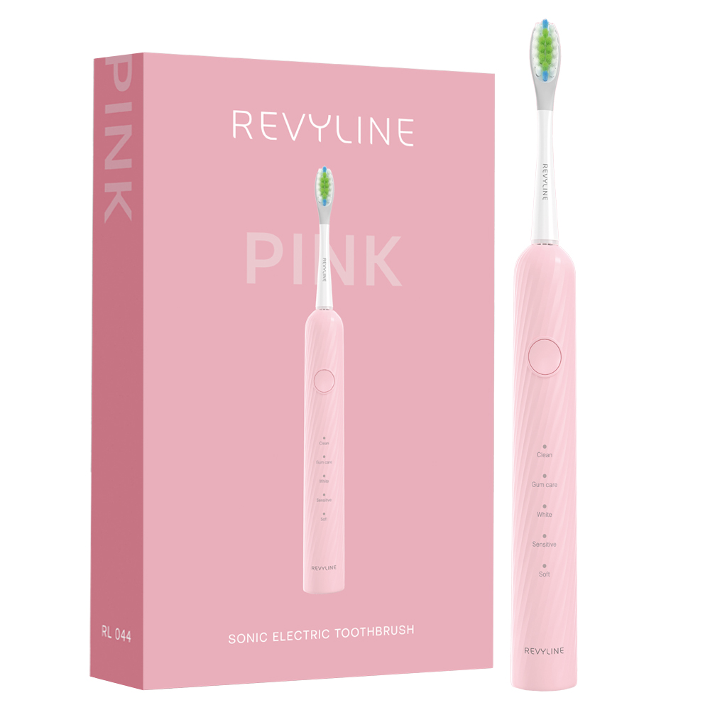 Электрическая звуковая зубная щётка Revyline RL 044 Pink 4990₽
