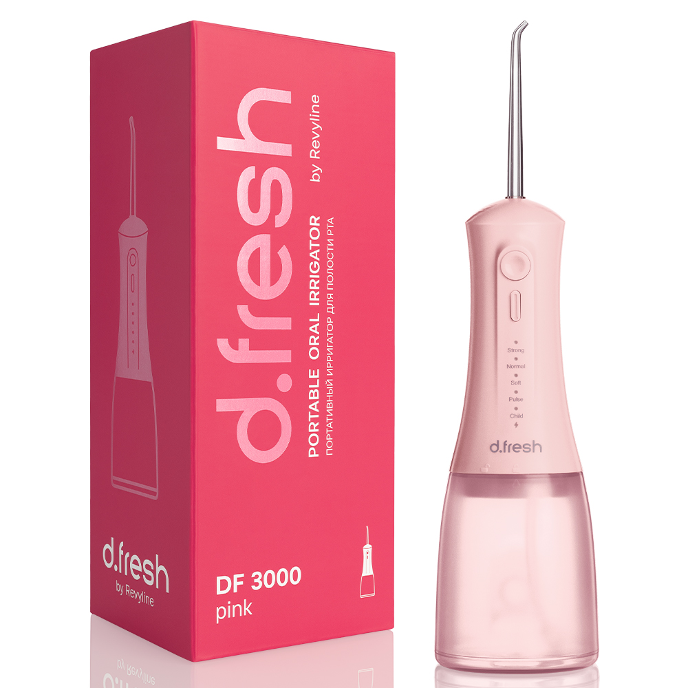Портативный ирригатор DFresh by Revyline DF3000 Pink 3490₽