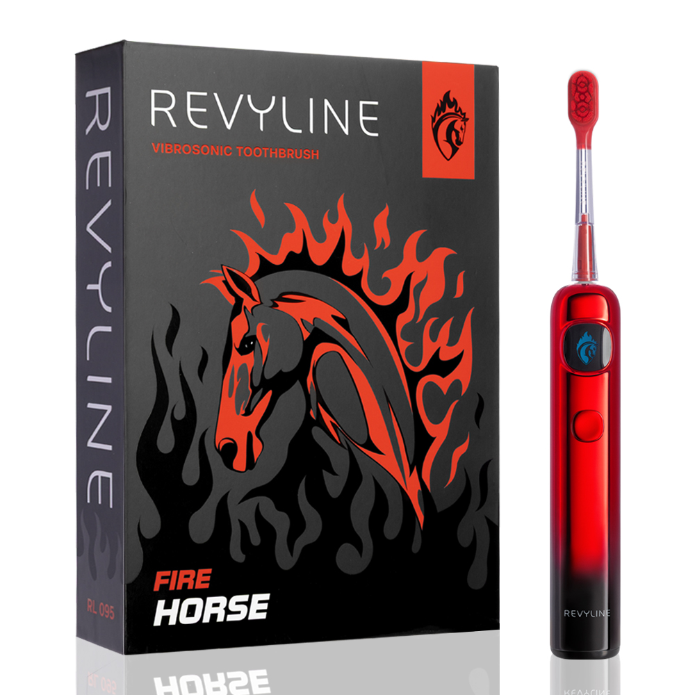 Электрическая звуковая зубная щетка Revyline RL 095 Special Color Edition Fire Horse 4690₽
