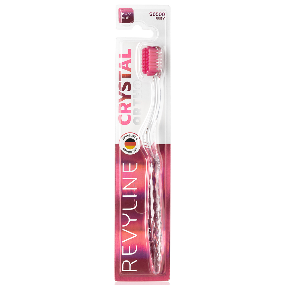 Зубная щетка Revyline S6500 Crystal Ortho Ruby 420₽