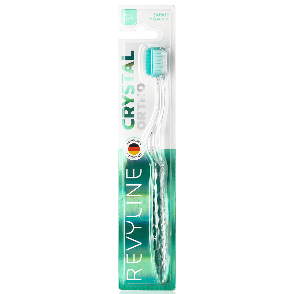 Зубная щетка Revyline S6500 Crystal Ortho Malachite 490₽