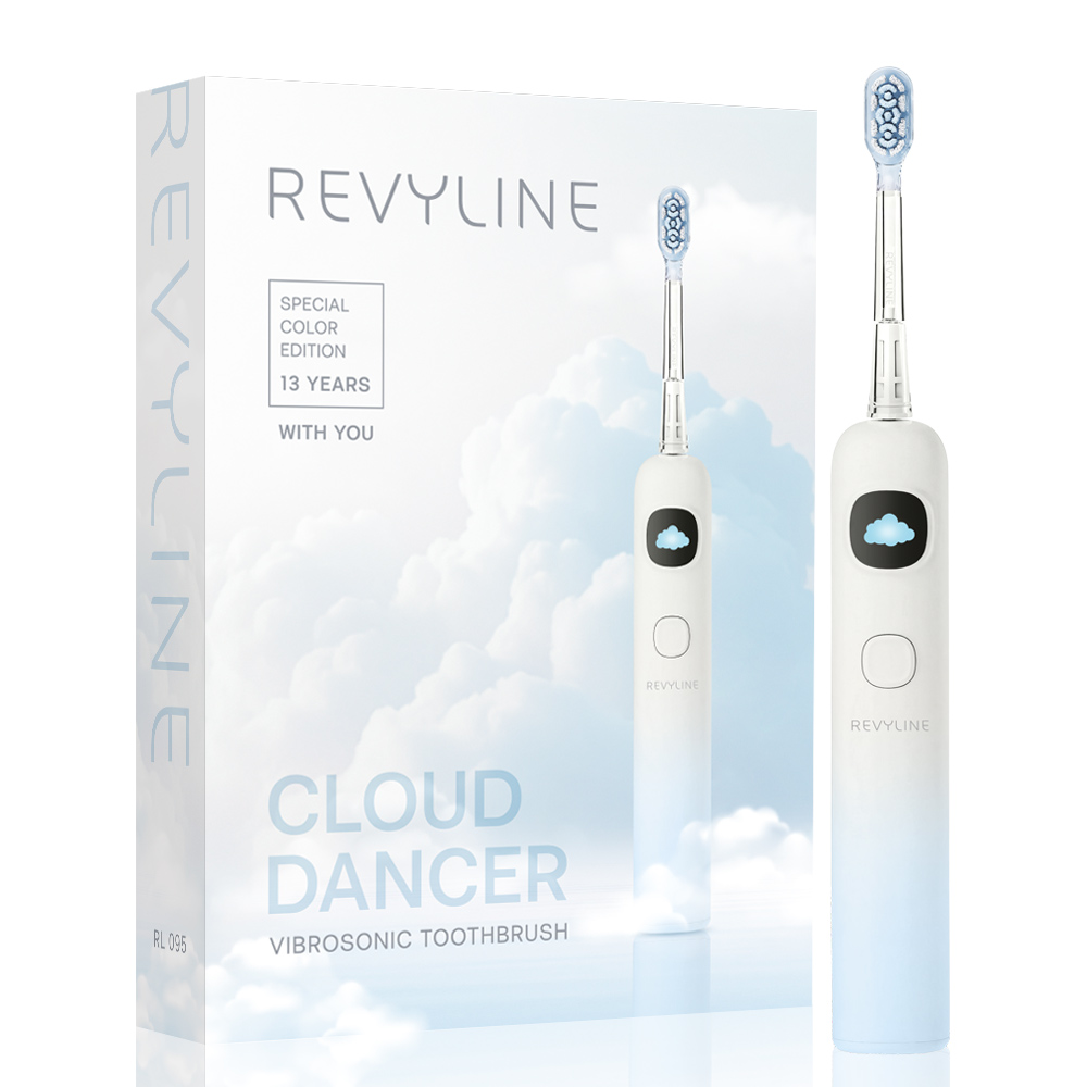 Электрическая звуковая зубная щетка Revyline RL 095 Special Color Edition Cloud Dancer 4690₽