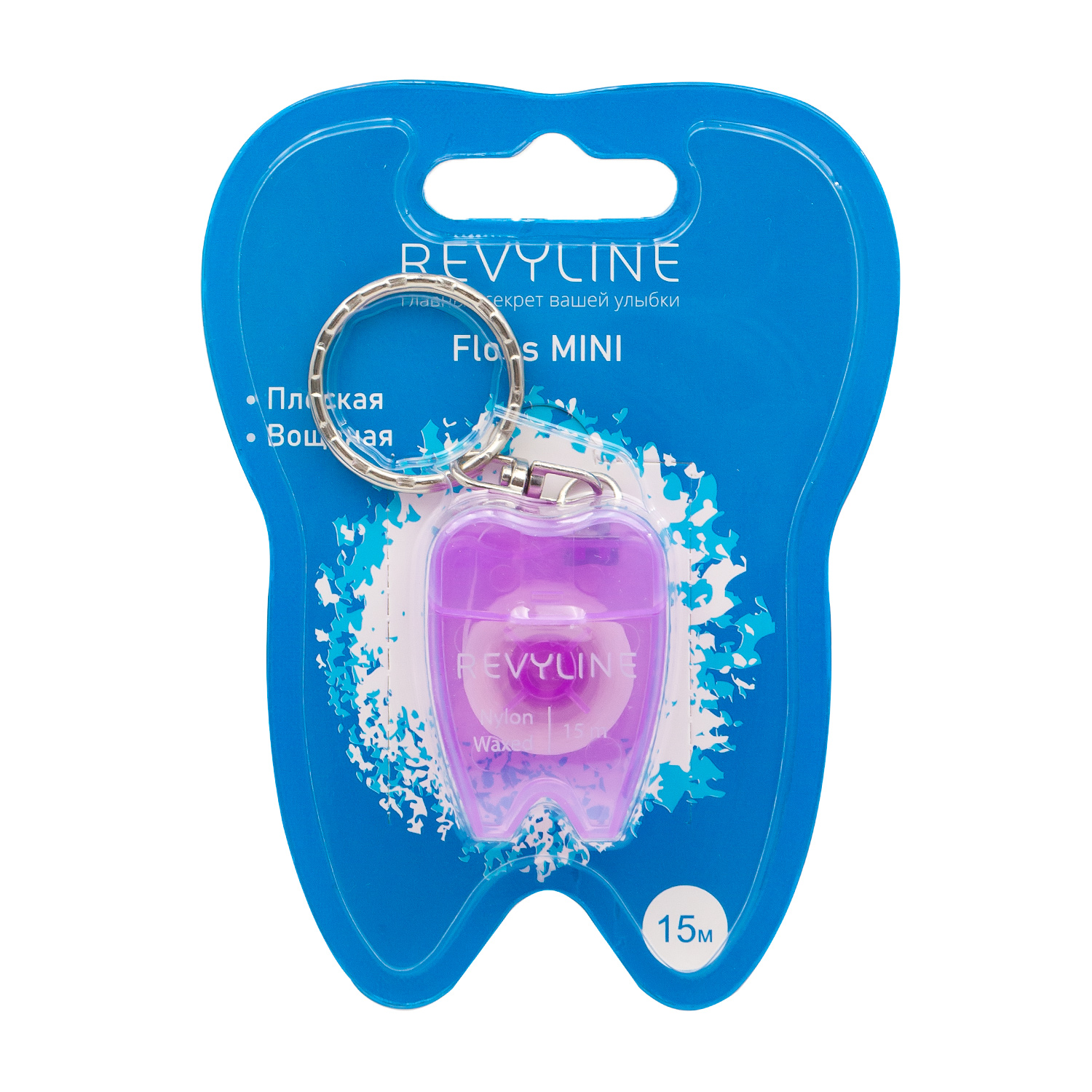 

Зубная нить вощеная Revyline floss mini, 15 m